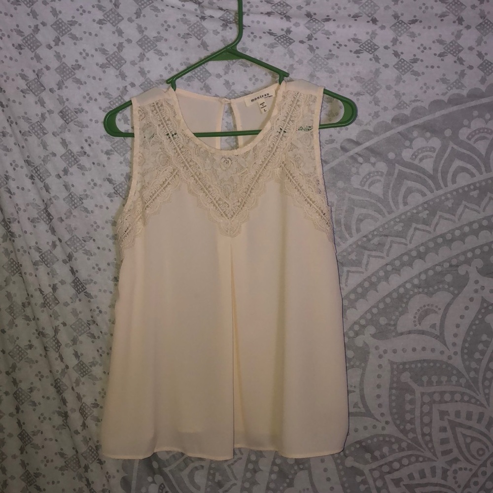 A cream tunic